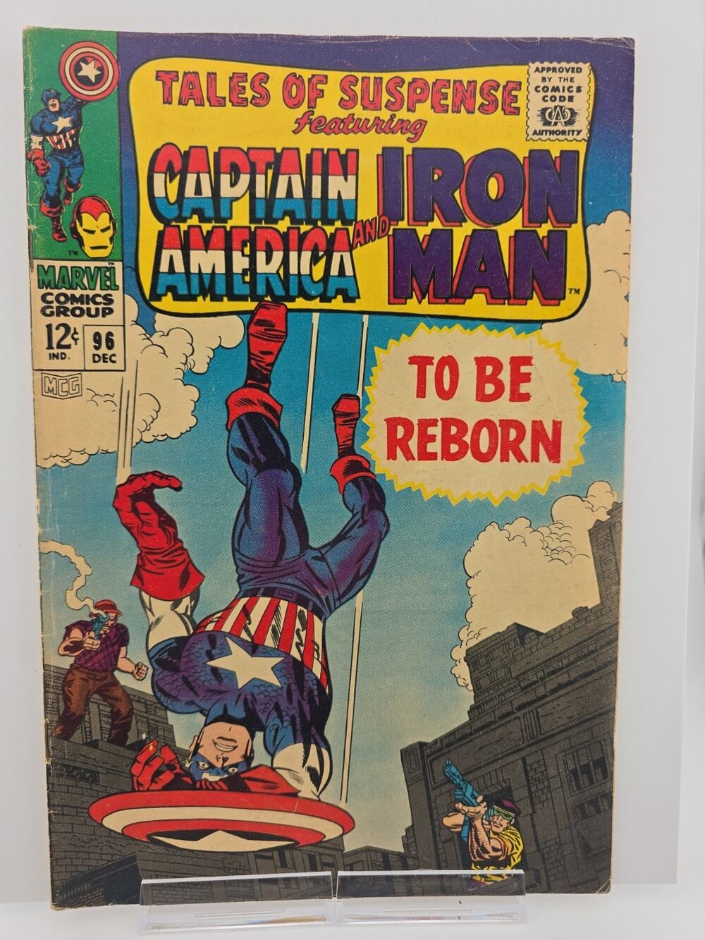 TALES OF SUSPENSE #96 - MARVEL 1968 VF IRON MAN, CAPT. AMERICA Jack Kirby